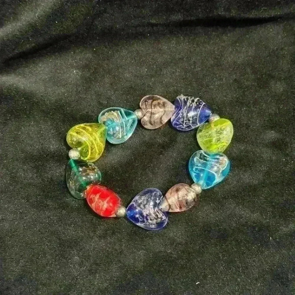 5 for $25| Set of two pieces of colorful beaded bracelet and necklace - Picture 4 of 11